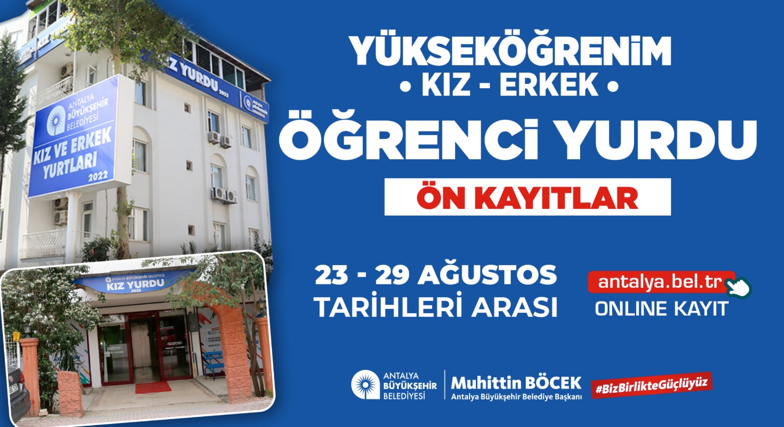 ABB Yükseköğrenim Yurtları için ön kayıtlar başladı
