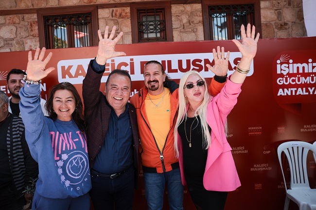 Başkan Böcek Kaleiçi Buluşmasına katıldı