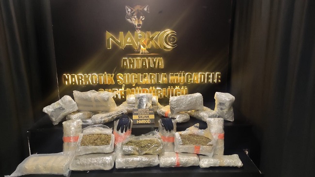 Uyuşturucu Operasyonunda 34 Kilogram Esrar Ele Geçirildi