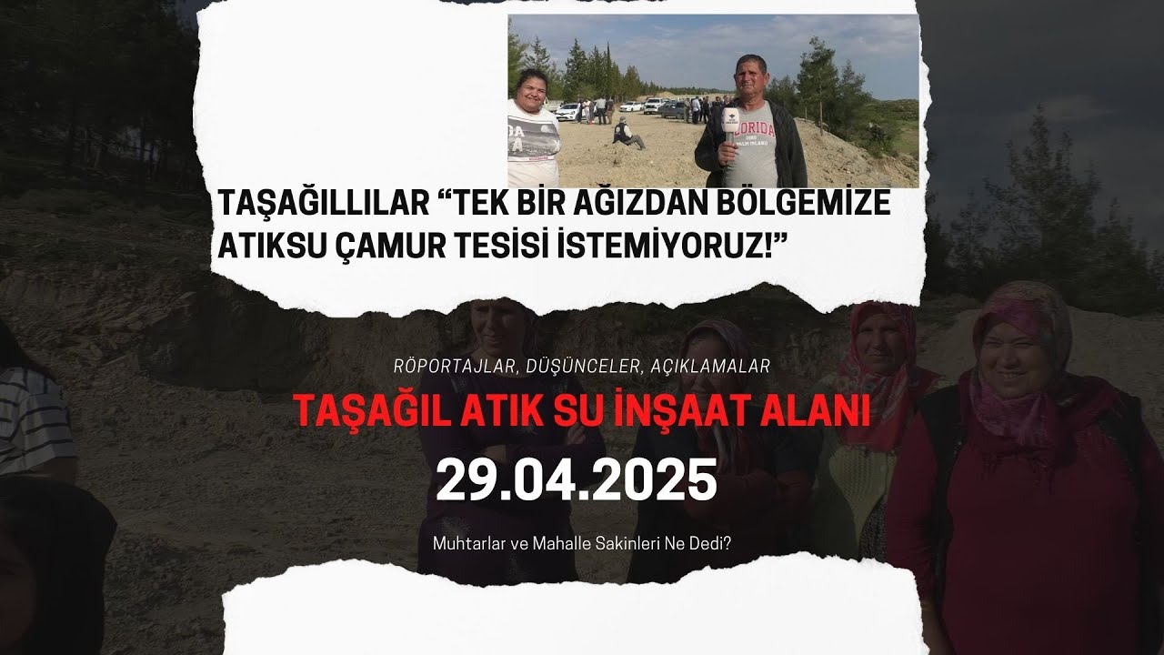 BÖLGEMİZE ATIKSU ÇAMUR TESİSİ İSTEMİYORUZ!..