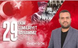 Manavgat Muz Üreticileri Birliği Başkanı Önem Gök’ün 29 Ekim Cumhuriyet Bayramı Mesajı