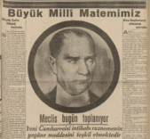 Mustafa Kemal İçin Yas; Atatürk İçin Şenlik…
