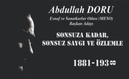 MESO Başkan Adayı Abdullah Doru’nun 10 Kasım Mesajı