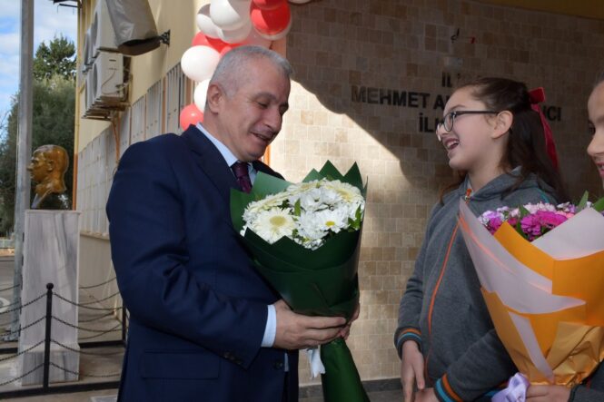 manavgat kaymakamı adil karataş karne heyecanı