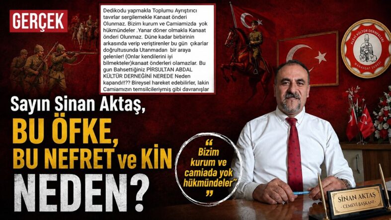 sinan aktaş- manavgat alevi kültür derneği başkanı