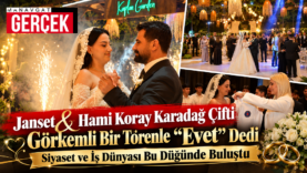 Görkemli Düğünde Janset ve Hami Koray karadağ düğün