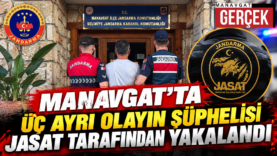 Manavgat’ta JASAT Operasyonu 3 ayrı suç