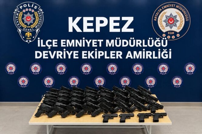 kepez ilçe emniyet müdürlüğü silah ticareti